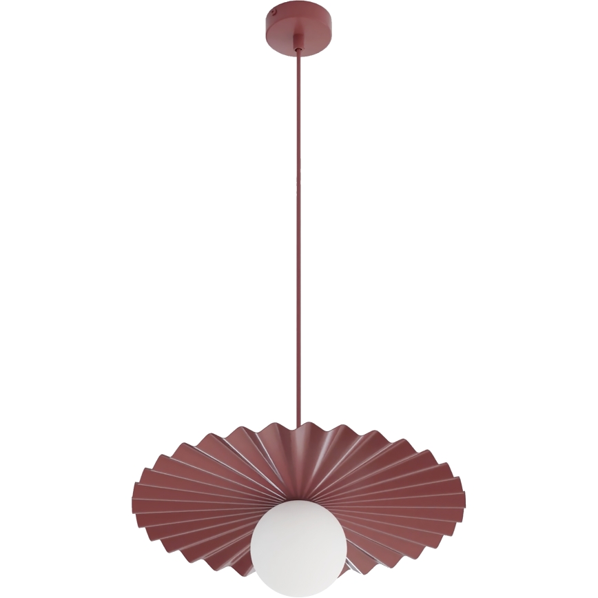 Lampadario sospeso a cavo UMBRA 1xG9/8W/230V rosso