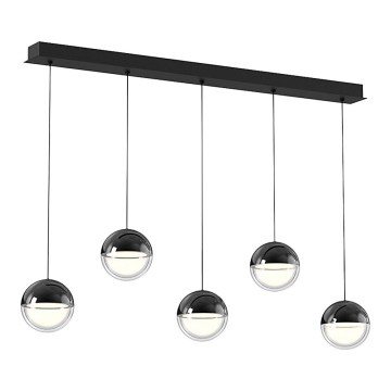 Lampadario sospeso a cavo ZIREA LED/30W/230V nero