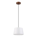 Lampadario sospeso con cavo AIDA 1xE27/60W/230V Ø 25 cm rovere/noce/bianco