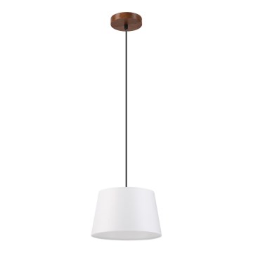 Lampadario sospeso con cavo AIDA 1xE27/60W/230V Ø 25 cm rovere/noce/bianco