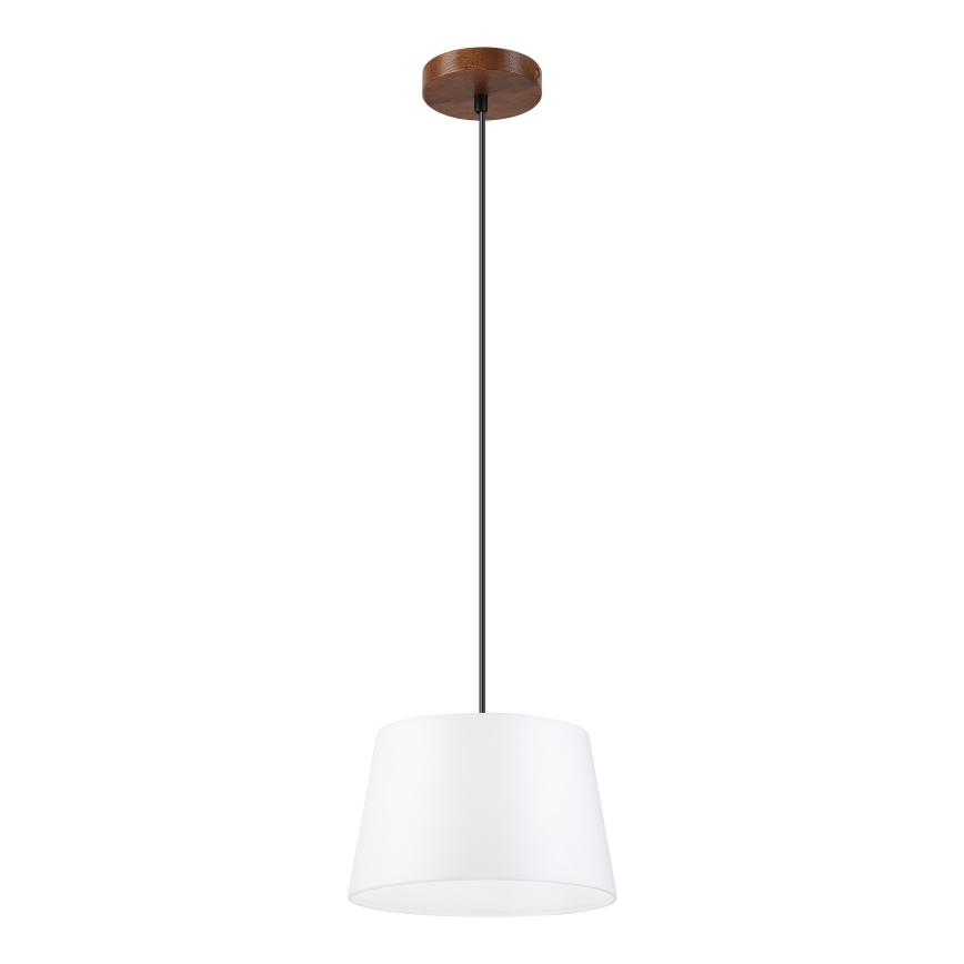 Lampadario sospeso con cavo AIDA 1xE27/60W/230V Ø 25 cm rovere/noce/bianco