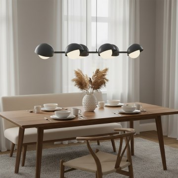 Lampadario sospeso con cavo BOOM 6xG9/8W/230V nero