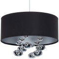 Lampadario sospeso con cavo BUBBLE 1xE27/60W/230V, Ø 50 cm, nero