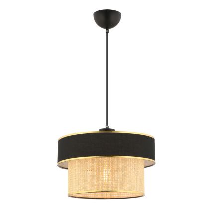 Lampadario sospeso con cavo ERO 1xE27/60W/230V nero/beige