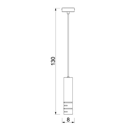 Lampadario sospeso con cavo FUNDA 3xE27/15W/230V beige