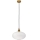Lampadario sospeso con cavo HECTOR 1xE27/15W/230V, bianco/ottone, Ø 30 cm