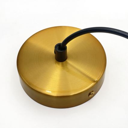 Lampadario sospeso con cavo HECTOR 1xE27/15W/230V, bianco/ottone, Ø 30 cm