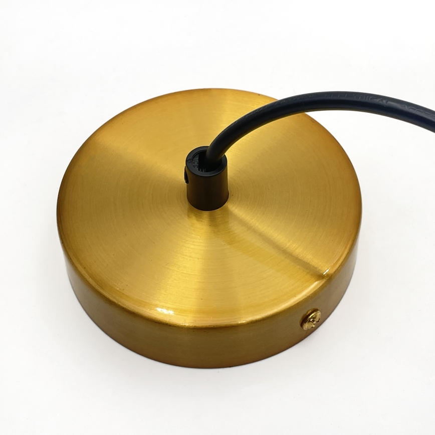 Lampadario sospeso con cavo HECTOR 1xE27/15W/230V, bianco/ottone, Ø 30 cm