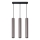 Lampadario sospeso con cavo LUNGOMARE 3xGU10/10W/230V cromo opaco