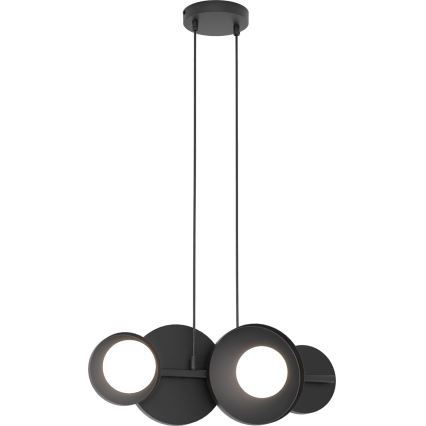Lampadario sospeso con cavo MODEL 4xG9/8W/230V, nero
