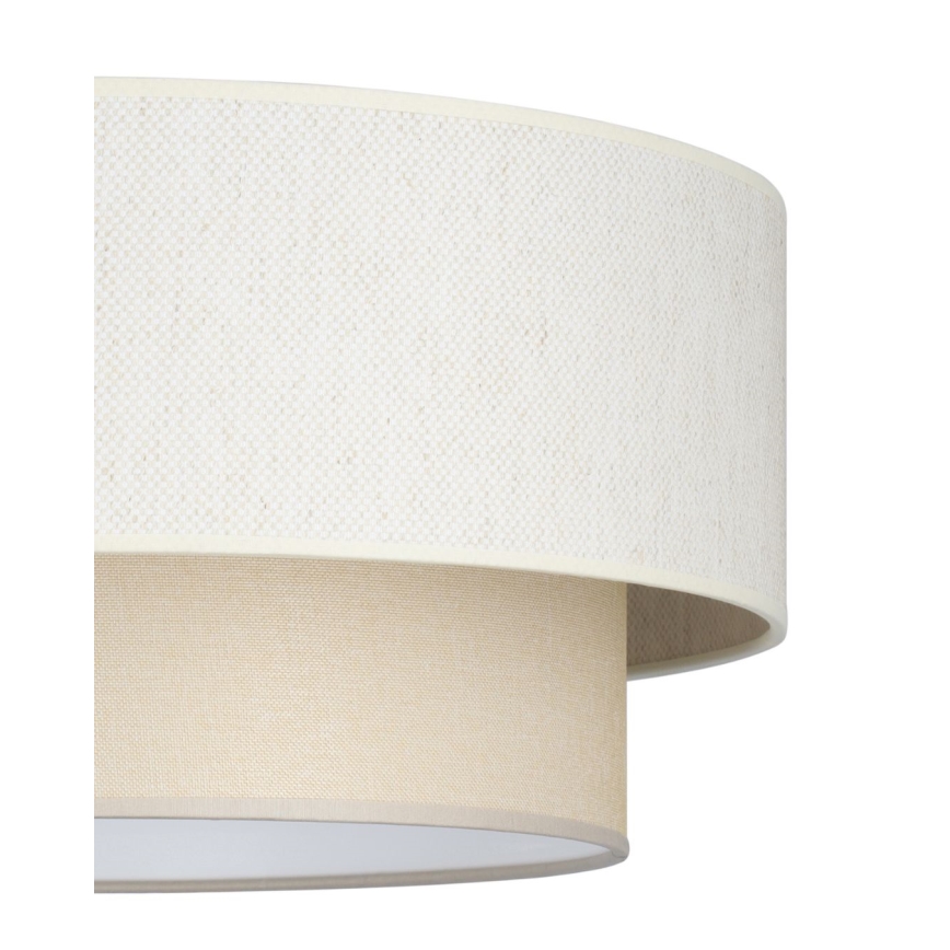 Lampadario sospeso con cavo NATIA 1xE27/60W/230V Ø 45 cm crema