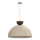 Lampadario sospeso con cavo NEVIS 1xE27/15W/230V Ø 50 cm beige