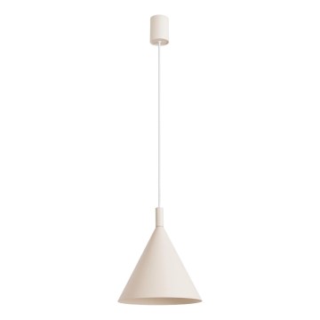 Lampadario sospeso con cavo NOX 1xE27/15W/230V, colore crema