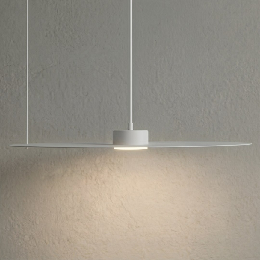 Lampadario sospeso con cavo PIATTO 1xGX53/15W/230V Ø 55 cm bianco