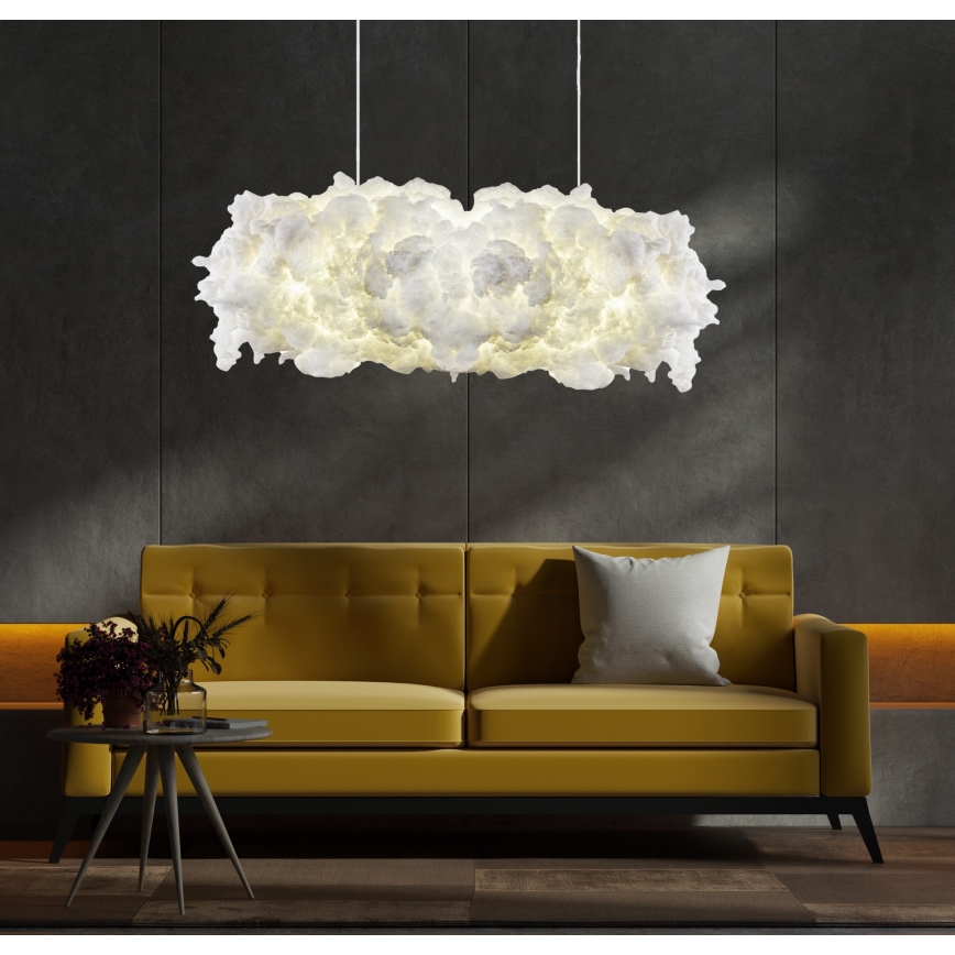 Lampadario sospeso con cavo SERENE 2xE27/40W/230V bianco