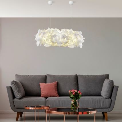 Lampadario sospeso con cavo SERENE 2xE27/40W/230V bianco