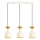 Lampadario sospeso con cavo SIVANI 3xE27/40W/230V bianco/rame