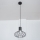 Lampadario sospeso con cavo SOLANO 1xE27/15W/230V nero/cromo lucido
