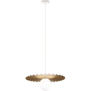 Lampadario sospeso con cavo SUNPLISS 1xG9/10W/230V, Ø 40 cm, oro/crema