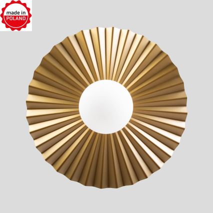 Lampadario sospeso con cavo SUNPLISS 1xG9/10W/230V, Ø 40 cm, oro/crema