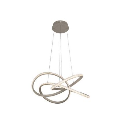 Lampadario LED dimmerabile a sospensione con cavo, 95 W, 230 V, 3000–6500 K, Ø 57 cm + telecomando