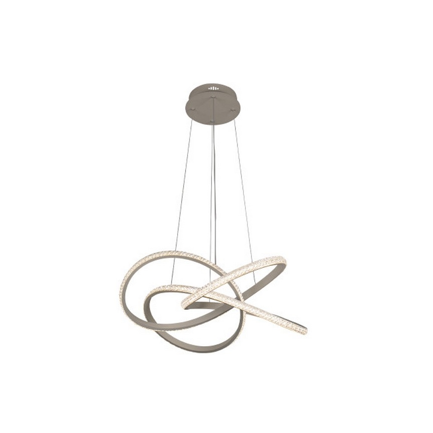 Lampadario LED dimmerabile a sospensione con cavo, 95 W, 230 V, 3000–6500 K, Ø 57 cm + telecomando