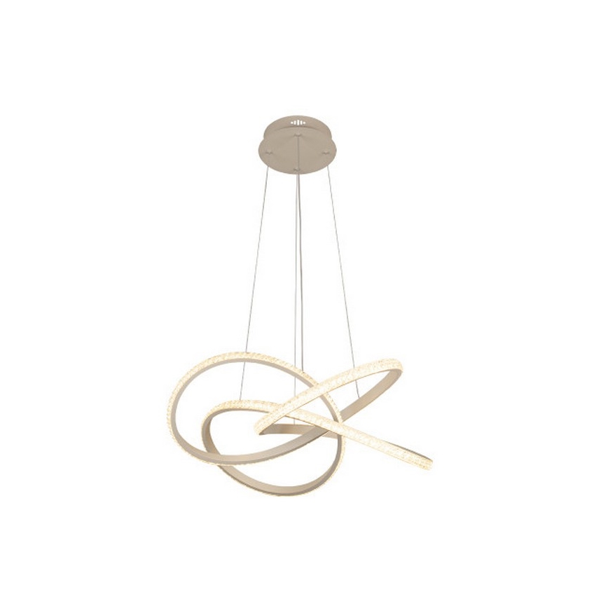 Lampadario LED dimmerabile a sospensione con cavo, 95 W, 230 V, 3000–6500 K, Ø 57 cm + telecomando