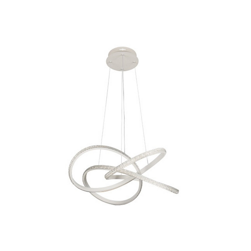 Lampadario LED dimmerabile a sospensione con cavo, 95 W, 230 V, 3000–6500 K, Ø 57 cm + telecomando