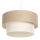 Lampadario sospeso DUO con cavo 1xE27/60W/230V Ø 40 cm beige/crema