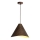 Lampadario sospeso in legno con cavo 1xE27/60W/230V Ø 33 cm massello/noce/hevea
