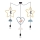 Lampadario sospeso per bambini TRIO 3xE27/20W/230V giallo/blu/grigio