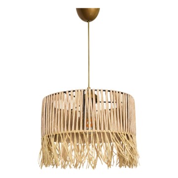 Lampadario sospeso RIMINI 1xE27/40W/230V beige