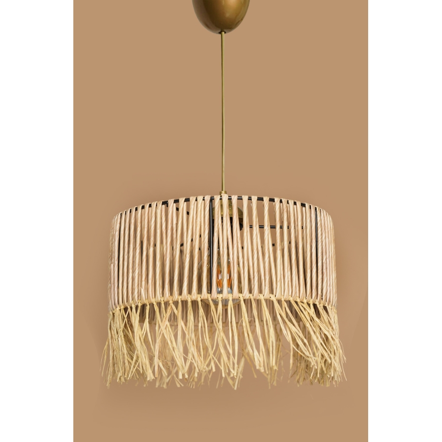 Lampadario sospeso RIMINI 1xE27/40W/230V beige