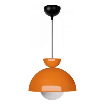 Lampadario sospeso SALVA 1xE27/15W/230V arancione