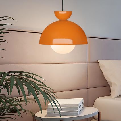 Lampadario sospeso SALVA 1xE27/15W/230V arancione