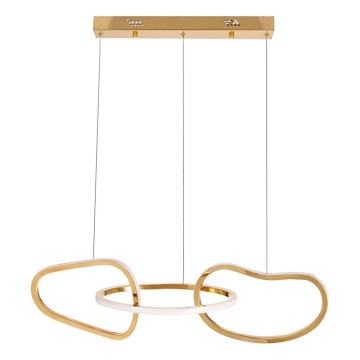 Lampadario sospeso su cavo ANNELI LED/30W/230V 80 cm oro