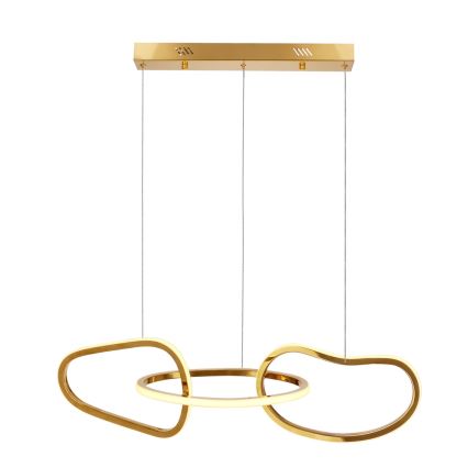 Lampadario sospeso su cavo ANNELI LED/30W/230V 80 cm oro
