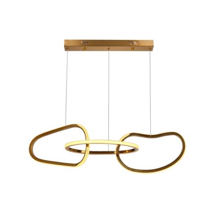 Lampadario sospeso su cavo ANNELI LED/30W/230V 80 cm oro