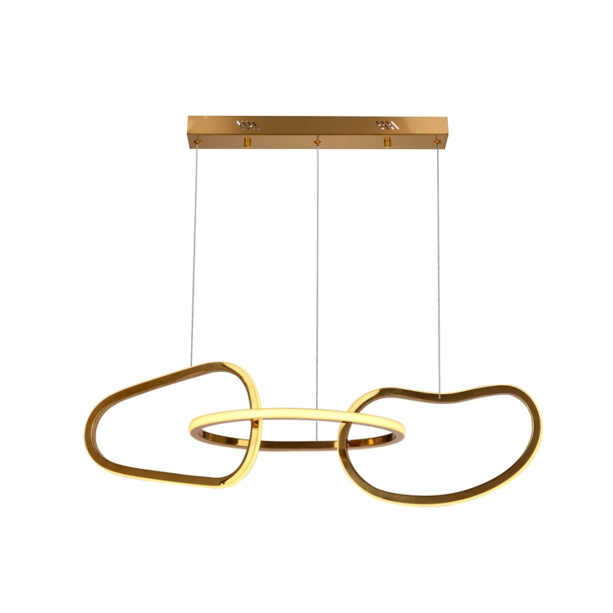 Lampadario sospeso su cavo ANNELI LED/30W/230V 80 cm oro
