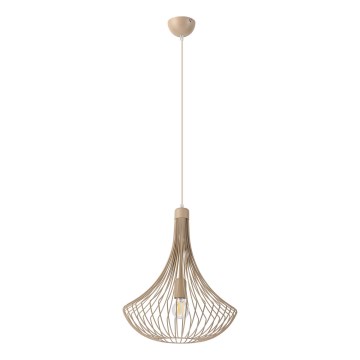 Lampadario sospeso su cavo BALERINA 1xE27/15W/230V beige