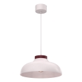 Lampadario sospeso su cavo BASCA 1xE27/15W/230V crema/bordeaux