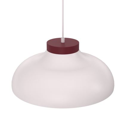 Lampadario sospeso su cavo BASCA 1xE27/15W/230V crema/bordeaux