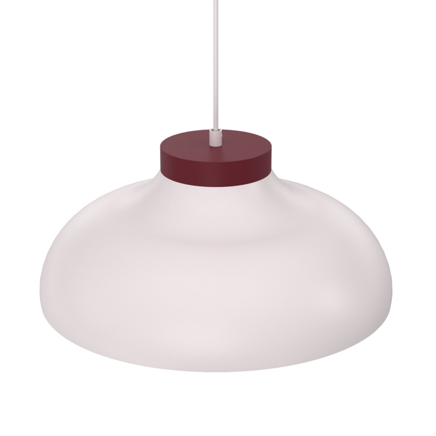 Lampadario sospeso su cavo BASCA 1xE27/15W/230V crema/bordeaux