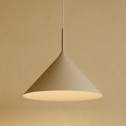 Lampadario sospeso su cavo CAPITAL 1xGX53/15W/230V Ø 46 cm taupe