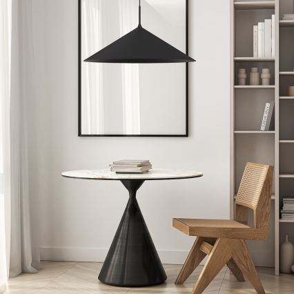 Lampadario sospeso su cavo CAPITAL 1xGX53/15W/230V Ø 60 cm nero