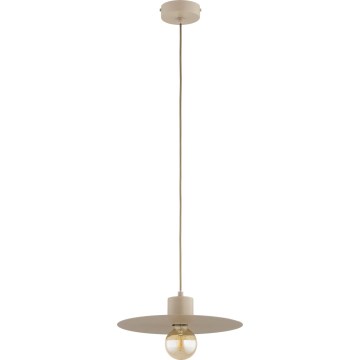 Lampadario sospeso su cavo EMELI 1xE27/15W/230V beige