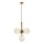 Lampadario sospeso su cavo JOLIN 4xG9/5W/230V oro