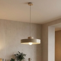 Lampadario sospeso su cavo KIVI 1xE27/15W/230V beige