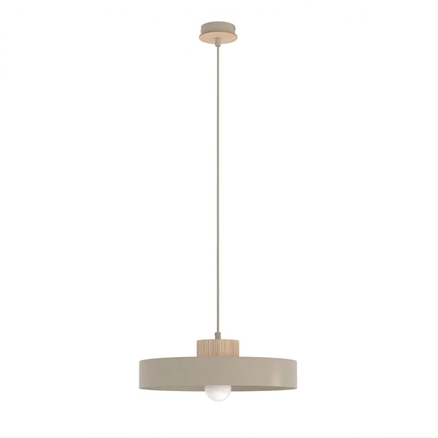 Lampadario sospeso su cavo KIVI 1xE27/15W/230V beige