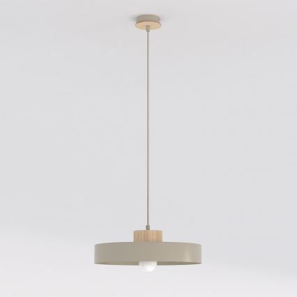 Lampadario sospeso su cavo KIVI 1xE27/15W/230V beige